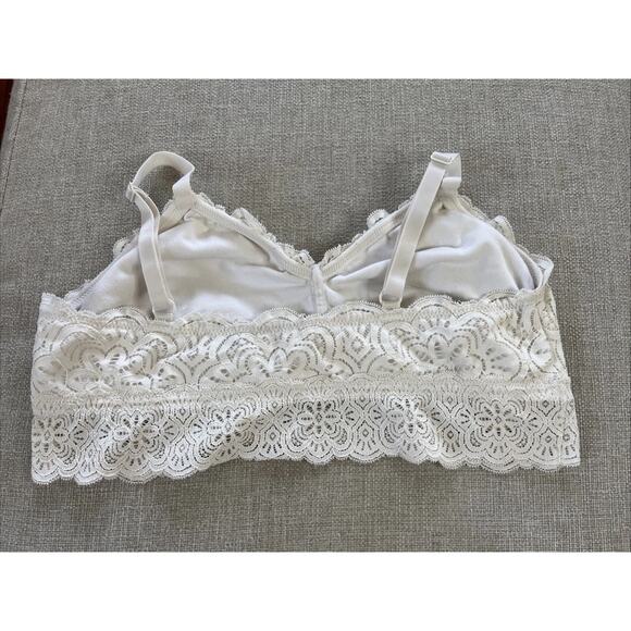 Aerie XL Lace Bralette Floral Wireless Lot Of 3 Adjustable Straps Comfort Pink - Picture 5 of 10